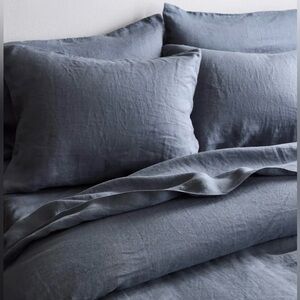 Quince European Linen Sheet Set - Charcoal